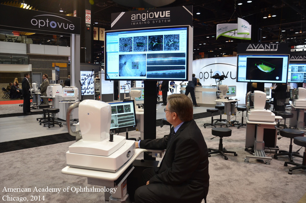 optovue angiovue aao 2014 chicago